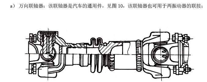 電動(dòng)機(jī)通過(guò)聯(lián)軸器直接驅(qū)動(dòng)振動(dòng)器，見(jiàn)圖9